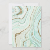 Abstracte Agate Wedding Mint ID827 (Achterkant)