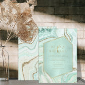 Abstracte Agate Wedding Mint ID827