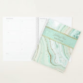 Abstracte Agate Wedding Mint ID827 Planner (Display)