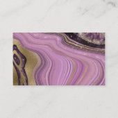 Abstracte Agate Wishing Well V1 Mauve ID827 Informatiekaartje (Achterkant)