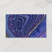 Abstracte Agate Wishing Well V1 Midnight ID827 Informatiekaartje (Achterkant)