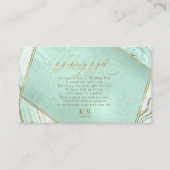 Abstracte Agate Wishing Well V1 Mint ID827 Informatiekaartje (Voorkant)