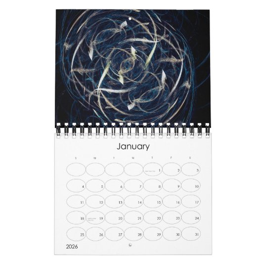 abstracte agenda 2010 kalender (Jan 2026)