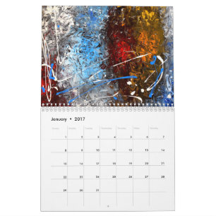 abstracte agenda 2017 kalender