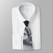 Abstracte Alaskan Dust Necktie Stropdas (Gebonden)