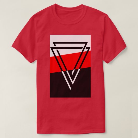 Abstracte Alchemy Double Tri T-shirt (Design voorkant)