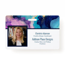 Abstracte Alcohol Ink Afbeelding Medewerker Securi