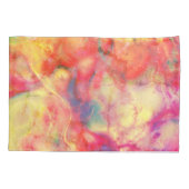 Abstracte Alcohol Ink Art Kussensloop (Achterkant-Links)