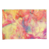 Abstracte Alcohol Ink Art Kussensloop (Voorkant-Rechts)