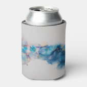 Abstracte Alcoholinkt Art Achtergrond Blikjeskoeler (Blikje Voorkant)