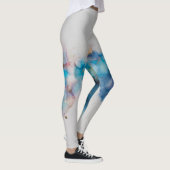 Abstracte Alcoholinkt Art Achtergrond Leggings (Rechts)