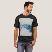 Abstracte Alcoholinkt Art Achtergrond T-shirt (Voorkant volledig)