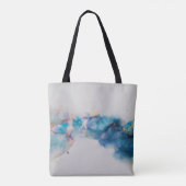 Abstracte Alcoholinkt Art Achtergrond Tote Bag (Achterkant)