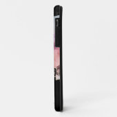 Abstracte alcoholinkt ART blauw roze goud zwart Case-Mate iPhone Case (Achterkant/links)