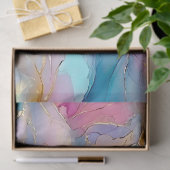 Abstracte alcoholinkt bloemendecoupage tissuepapier (Geschenk)