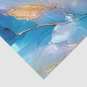 Abstracte alcoholinkt bloemendecoupage tissuepapier (Detail)