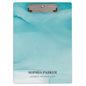 Abstracte alcoholinkt klembord (Voorkant)