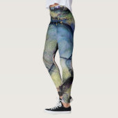 Abstracte alcoholinkt Multicolored Legging (Links)