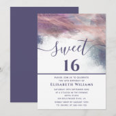 Abstracte alcoholinkt roos goud modern script invu kaart (Voorkant / Achterkant)