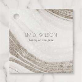 Abstracte alcoholinkt zilver marineblauw Glitter F Bedankjes Labels