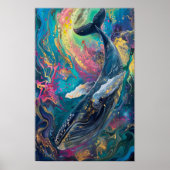 Abstracte Ale in Fantastic Vibes Art Poster (Voorkant)