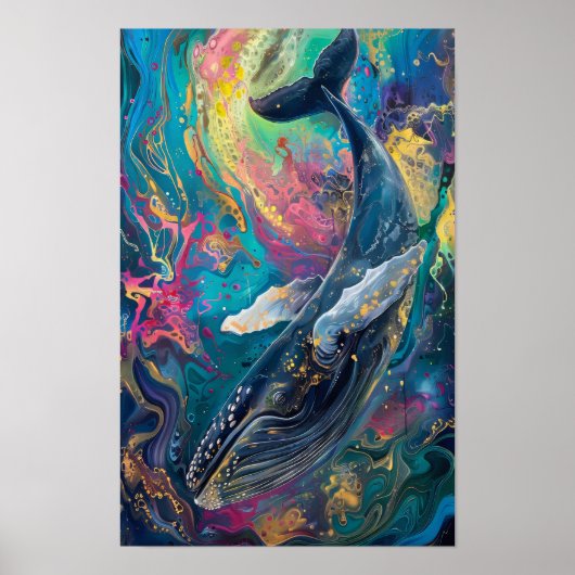 Abstracte Ale in Fantastic Vibes Art Poster (Voorkant)