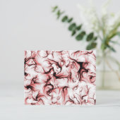 Abstracte algoritmische kunst briefkaart (Staand voorkant)