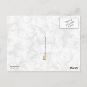 Abstracte algoritmische kunst briefkaart (Achterkant)