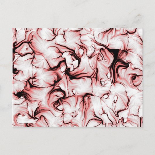 Abstracte algoritmische kunst briefkaart (Voorkant)