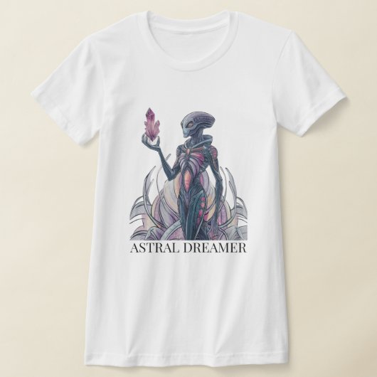 Abstracte Alien T-shirt (Laagn)