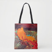 Abstracte alles-over-druk Tas schouder (Voorkant)