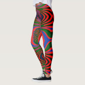Abstracte alles-over-printLeggings Leggings (Links)