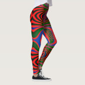 Abstracte alles-over-printLeggings Leggings (Rechts)