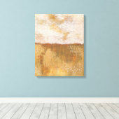 Abstracte Amber Horizon Afdrukken | Melissa Averin (Insitu (Houten vloer))
