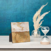 Abstracte Amber Horizon Afdrukken | Melissa Averin Fotoplaat (Insitu)