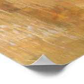 Abstracte Amber Horizon Afdrukken | Melissa Averin Poster (Hoek)