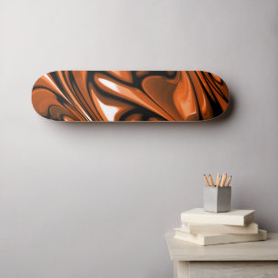 Abstracte Amber Ocean Skateboard
