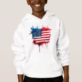 Abstracte Amerikaanse vlag (Voorkant)