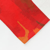 Abstracte Amerikaanse vlag Fleece Deken (Hoek)