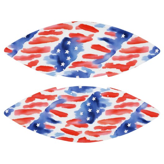 Abstracte Amerikaanse vlag - Football (Panelen)