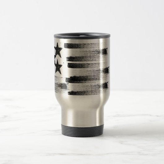 Abstracte Amerikaanse vlag Reisbeker (Center)