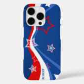 Abstracte Amerikaanse vlag Stars en Stripes Case-Mate iPhone Case (Achterkant)