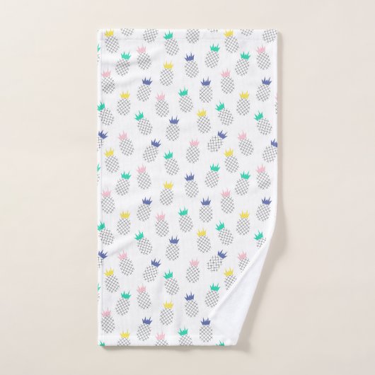 Abstracte anananassen bad handdoek (Handdoek)