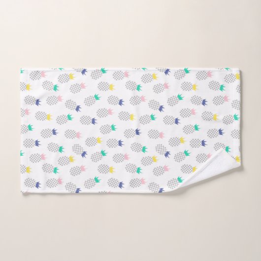 Abstracte anananassen bad handdoek (Handdoek)