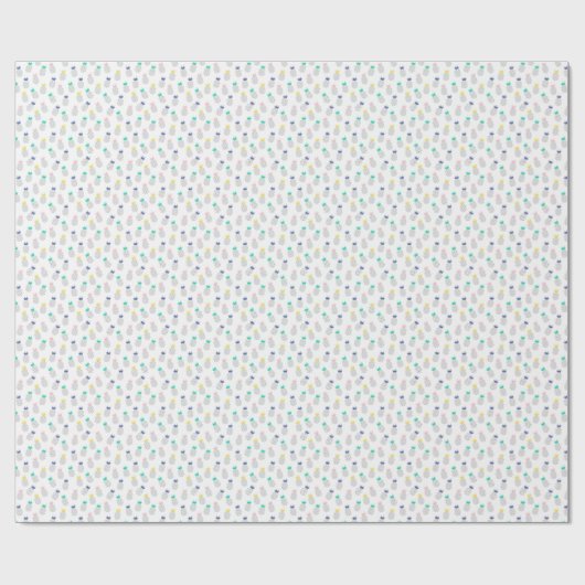 Abstracte anananassen cadeaupapier (Vlak)