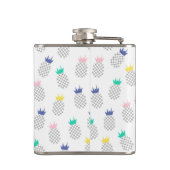 Abstracte anananassen heupfles (Achterkant)