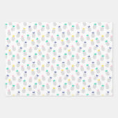 Abstracte anananassen inpakpapier vel (Voorkant)