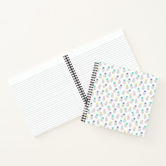 Abstracte anananassen notitieboek (Binnen)