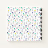 Abstracte anananassen notitieboek (Achterkant)