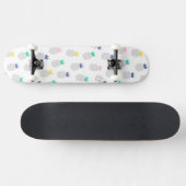 Abstracte anananassen persoonlijk skateboard (Horizontaal)